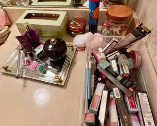 Makeup, Sea shells, Mirror Tray, perfume,