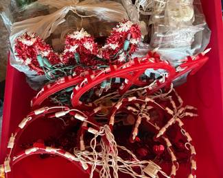 Valentine’s Day decorations and lights