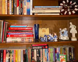 More books, old toy boat, games