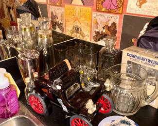 Car decanter, Cocktail glasses, Decanter, pitcher