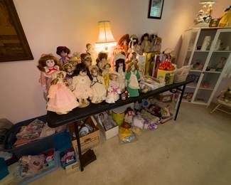 Porcelain dolls, Musical dolls, Barbies, Doll Clothes, Doll Stands