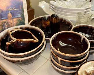 Pfaltzgraff Gourmet Brown Drip dinnerware Dishes