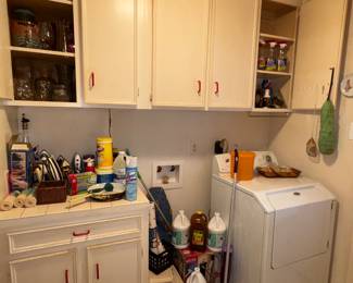 Matag Dryer, chemicals, cleaning supplies