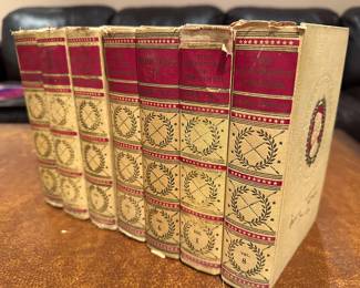 Vintage (7) Volume Hardcover Set American Artists Edition The Complete Works Of Mark Twain