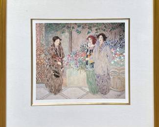 'The Friends' Ellen Gunn Lithographic Print