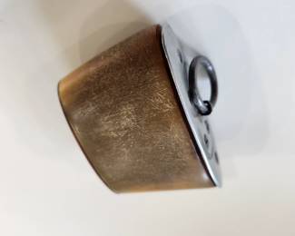 Early horn snuff box