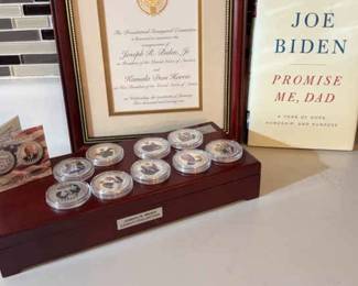 Biden Collection Coins Book Inaugural Announcement