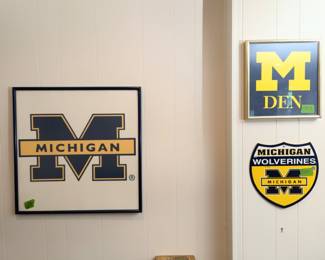 University of Michigan Sports Memorabilia