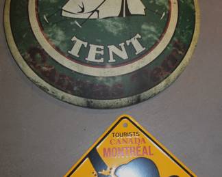 CAMPING SIGNS