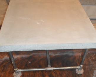 Industrial Pour slab Coffee table