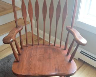 Solid wood rocking chair