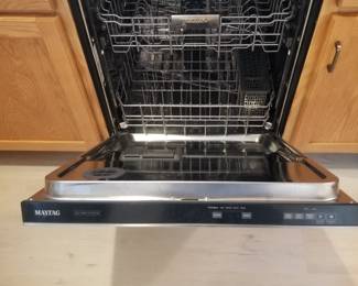 Maytag dishwasher with stainless steel interior