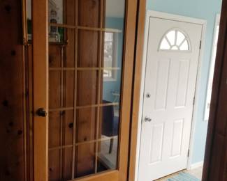 Interior door; entry door