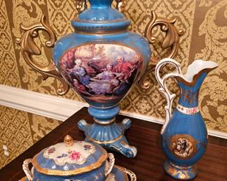 Dresden Style Large Urn