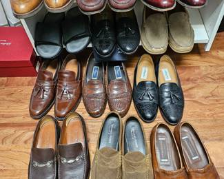 Men's Shoes size 11, Cole Haan, Ferragamo and more.