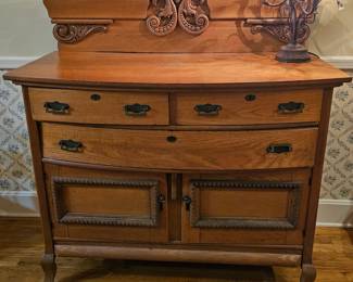 Stunning European Oak Sideboard
Antique.