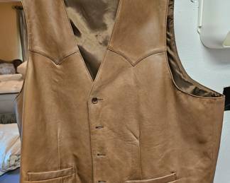 Size 46 Scully Leather Men's Vest