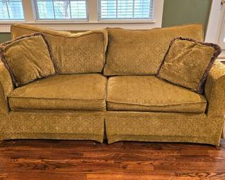 Fairfield Loveseat , much more Green in person , very comfortable.
