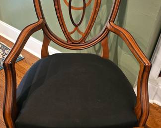 Exquisite Hepplewhite Style Side Chair.