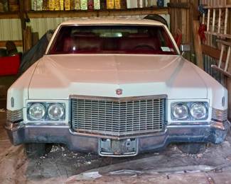 CUSTOMER HAS TAKEN BACK THIS VEHICLE AND REMOVED IT FROM THE SALE
1970 Cadillac Coupe DeVille in Excellent barn-find condition. Only 33,000 miles with the original spare tire from factory
MORE PHOTOS AT END OF SALE PHOTOS