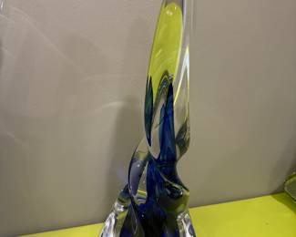 KARG TWISTED GLASS SCULPTURE