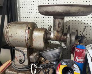VINTAGE HOBART MEAT GRINDER