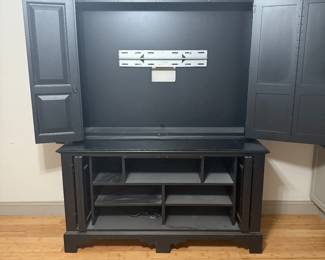 ETHAN ALLEN AMERICAN CLASSICS 2 PIECE TV CABINET * VERY HEAVY