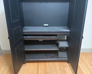 ETHAN ALLEN NEW COUNTRY COMPUTER ARMOIRE