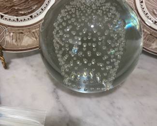 UNSIGNED GLASS ORB