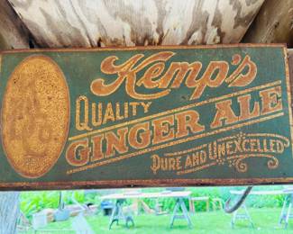 Kemp’s Ginger Ale Metal Sign