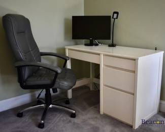 White desk