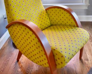 Aida Diseno Gabriel Teixido lime yellow chair