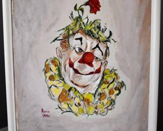 Ilona Wei clown painting