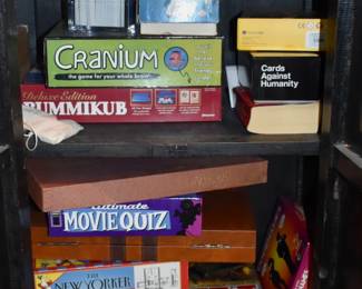 Board games and card games