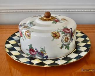MacKenzie-Childs cake plate