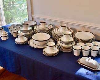 Christopher Stuart "Black Dress" fine china set
