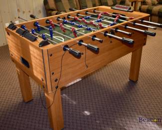 Harvard foosball table