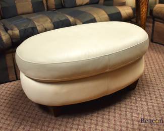 Ivory ottoman