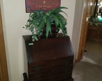 Vintage drop down desk