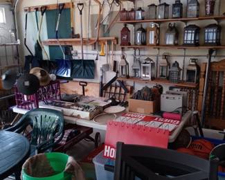 Shovels and lanterns