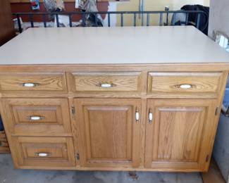 Kitchen island Solid oak