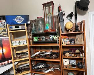 Knives! Knives! Knives!… Boy do we have the knives… And these are serious high-end collector pieces… Many signed and numbered; lots of limited editions!