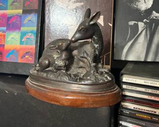 Dear & Foal bronze?