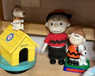 Snoopy and Charlie Brown!