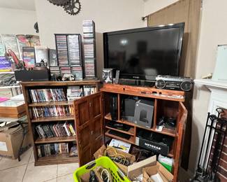 Really great CD collection, amazing DVD collection… And literally I think 5X boxs’