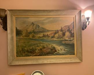 Landscape, possibly Yosemite valley