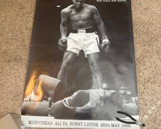 Muhammad Ali vs Sonny Liston poster