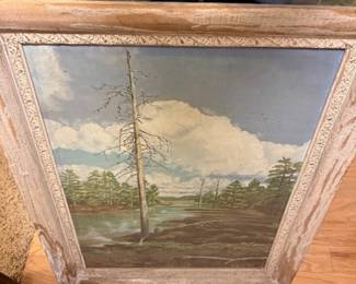 Framed Landscape painting