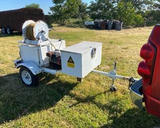 Chemical spray rig with Honda motor and Green guard pump