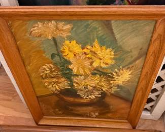 Framed painting 